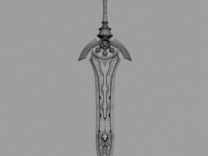 fantasy sword7 Modelo 3D