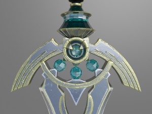 fantasy sword7 Modelo 3D