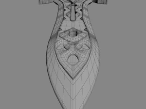 fantasy sword7 3D Model