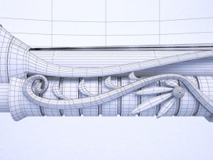 fantasy rifle 3D मॉडल
