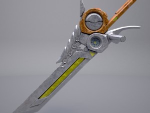 fantasy sword8 3D Model