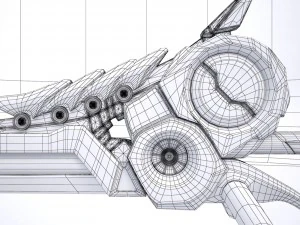 fantasy sword8 3D Model