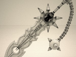 fantasy sword9 3D Модель