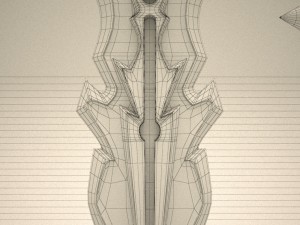 fantasy sword9 3D Модель