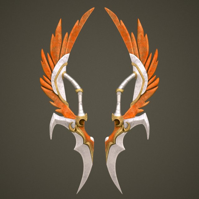 fantasy sword10 Modelo 3D .c4d .max .obj .3ds .fbx .stl .blend 