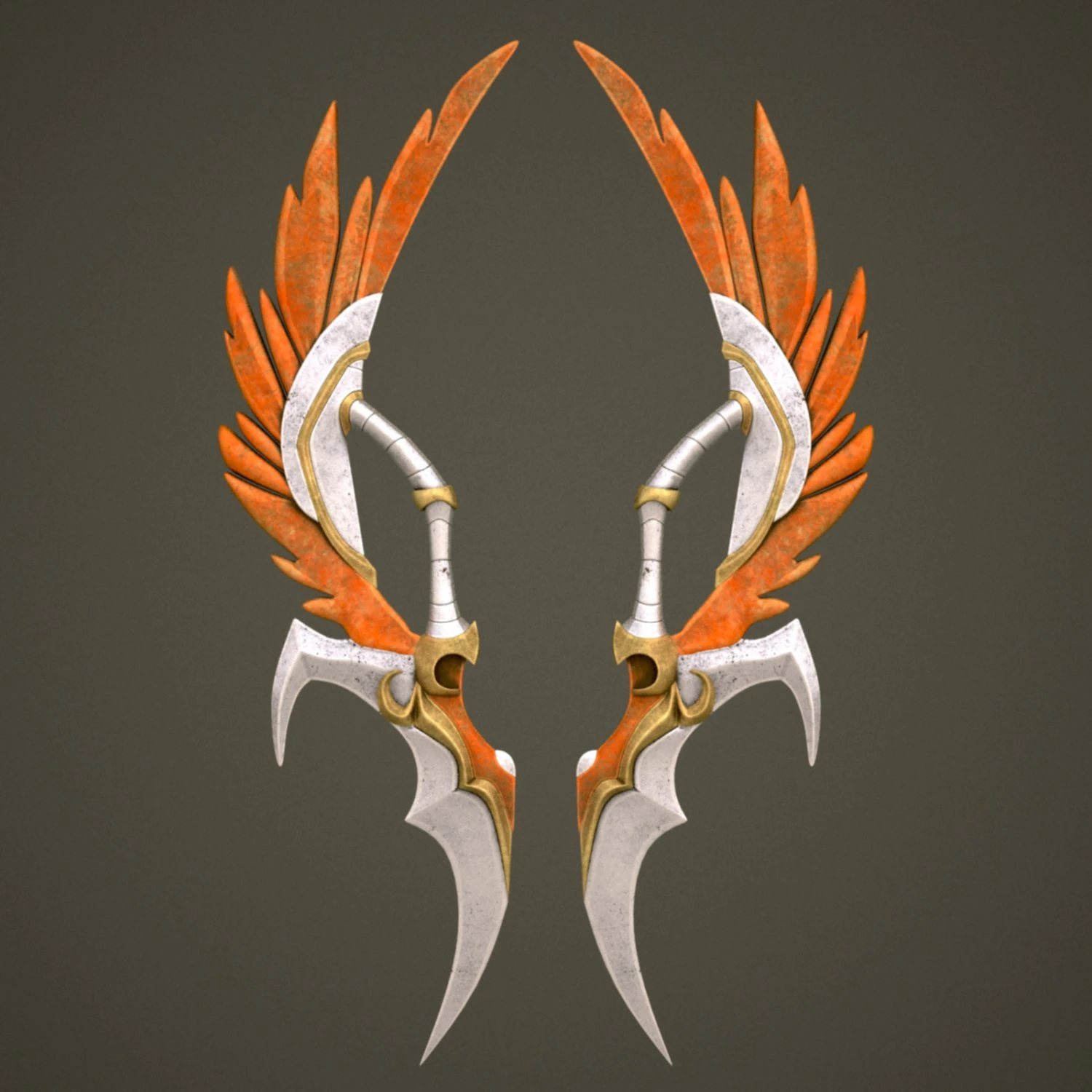 fantasy sword10 3D Model .c4d .max .obj .3ds .fbx .stl .blend 