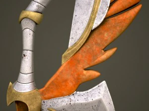 fantasy sword10 3D Model