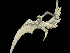 fantasy sword10 3D Model
