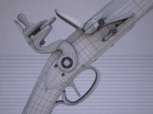 flintlock musket 3D Model