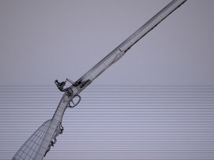 flintlock musket 3D Model