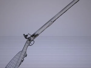 flintlock musket 3D Model