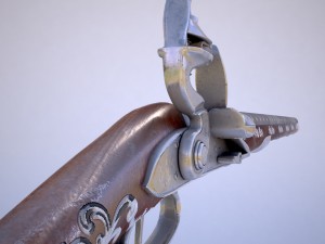 flintlock musket 3D Model