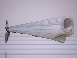 flintlock musket 3D Model