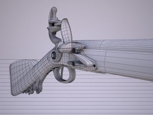flintlock musket 3D Model
