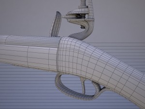 flintlock musket 3D Model