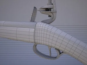 flintlock musket 3D Model