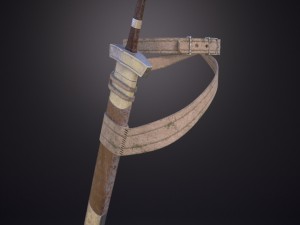 sword with scabbard 3D Model