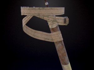 sword with scabbard 3D 模型
