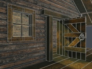 wooden house model 3D Модель