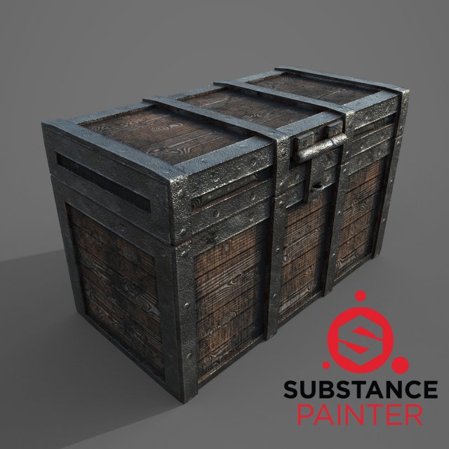 chest model 3D Model .c4d .max .obj .3ds .fbx .stl .blend 