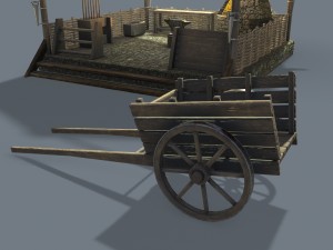 medieval blacksmith Model 3D