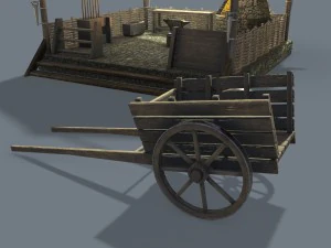 中世纪铁匠 3D 模型