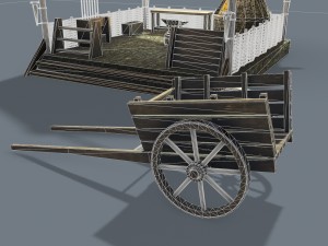 medieval blacksmith Model 3D