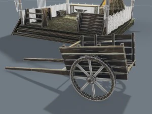 中世纪铁匠 3D 模型