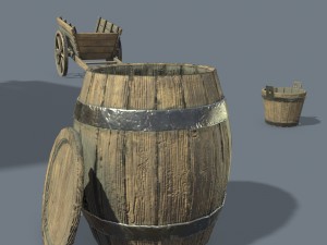 medieval blacksmith Model 3D