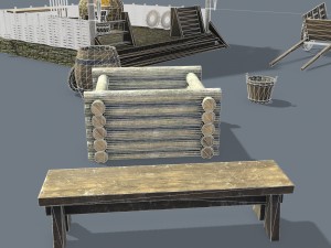 medieval blacksmith Model 3D