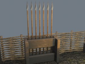 medieval blacksmith Model 3D