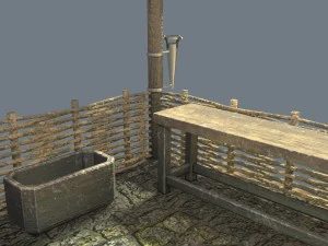 中世纪铁匠 3D 模型