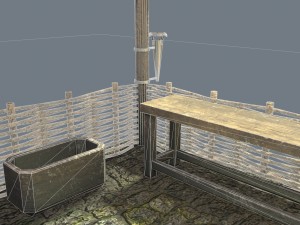 medieval blacksmith Model 3D