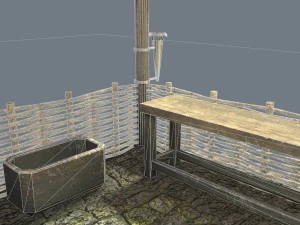 中世纪铁匠 3D 模型