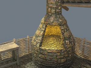 medieval blacksmith Model 3D
