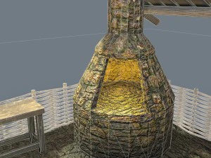 中世纪铁匠 3D 模型