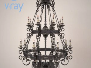 lampu gantung palsu Model 3D