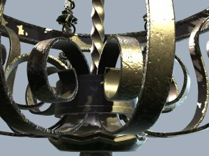 forged chandelier 3D Model
