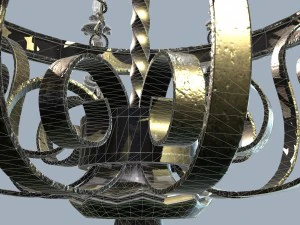 forged chandelier 3D Model