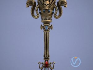 fantasy torch Model 3D