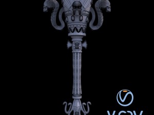 fantasy torch 3D-Modell