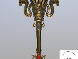 fantasy torch 3D-Modell