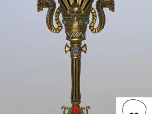 fantasy torch 3D Model