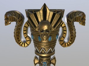 fantasy torch 3D-Modell