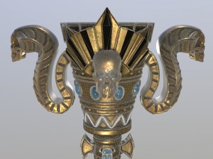 fantasy torch 3D-Modell