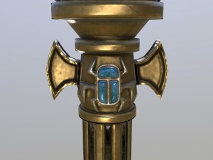 fantasy torch 3D-Modell