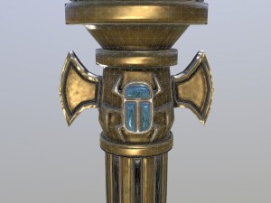 fantasy torch 3D-Modell