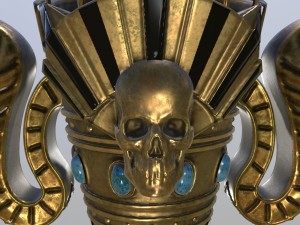 fantasy torch 3D-Modell