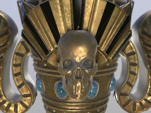 fantasy torch 3D-Modell