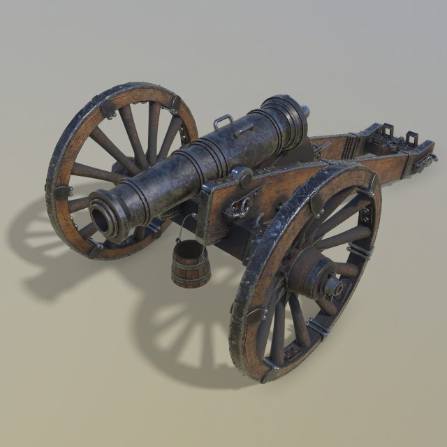 cannon unicorn 3D Модель .c4d .max .obj .3ds .fbx .stl .blend 
